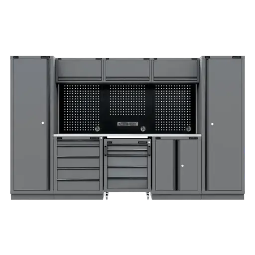 [APMSBESTACK01SS] Sealey APMSSTACK10SS Custom Workshop Storage System with Stainless Worktop 3.24m