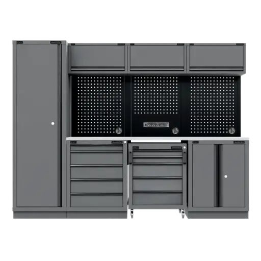 [APMSBESTACK02SS] Sealey APMSBESTACK02SS Custom Workshop Storage System with Stainless Worktop 2.64m