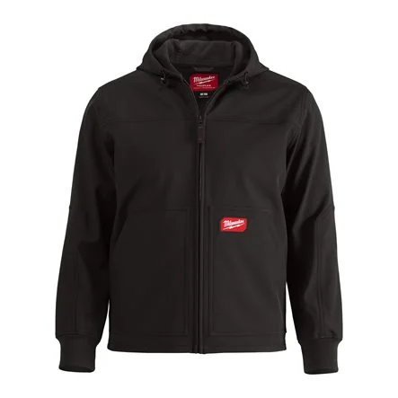 [SJ BL S FREEFLEX™ Softshell Hooded Jacket] Milwaukee 4932498271 SJ BL S FREEFLEX™ Softshell Hooded Jacket Black S M L XL XXL