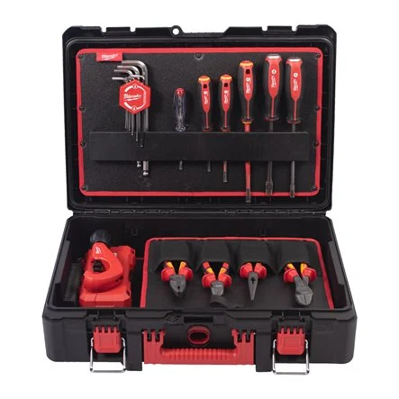 [PACKOUT™ Plumbing Set 74pcs] Milwaukee 4932499467 PACKOUT™ Plumbing Set 74pcs - Cutters / Pliers / Ratchet / Drivers / Spanners / Sockets