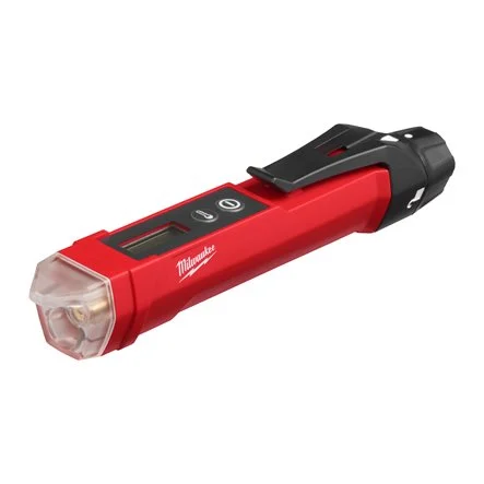 [2225-20] Milwaukee 2225-20 4932498859 Non contact voltage detector with laser thermometer - Wide measurement range from 12 -1000V, AC CAT IV 1000 V safety rating Infrared laser thermometer with -30°C - 250°C range