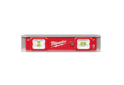 [LED Torpedo Spirit Level 23cm] Milwaukee 4932498742 LED Torpedo Spirit Level 23cm 3 Rare Earth Magnets