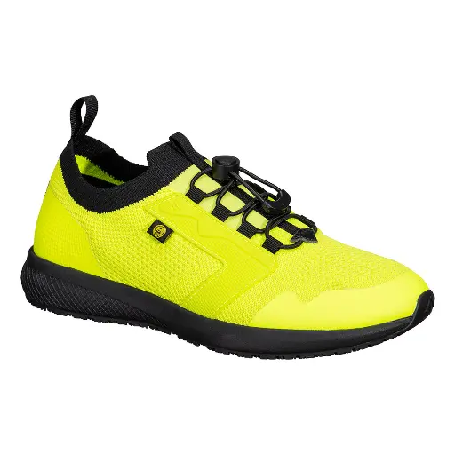 PORTWEST FT22 - Occupational Textile Safety Trainers O1 ESD SR Black 36 - 48 PPE Footwear Black / Grey / Yellow