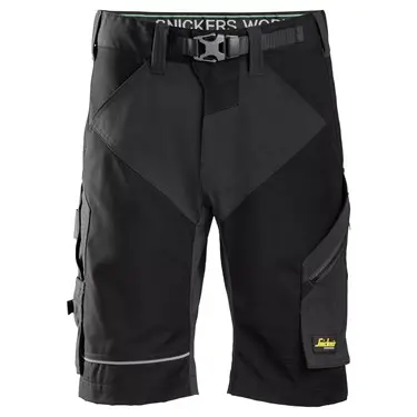 [AllroundWork  Stretch Shorts] Snickers 6914 FlexiWork Work Shorts+. Very lightweight work shorts with advanced body mapping