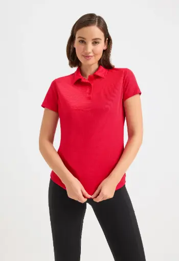 [Ladies Ultra Cool Polo Shirt] UNEEK UC126 Ladies Ultra Cool Polo Shirt XS - 2XL Black / Electric Green / Navy / Red / Royal / Sapphire Blue / White