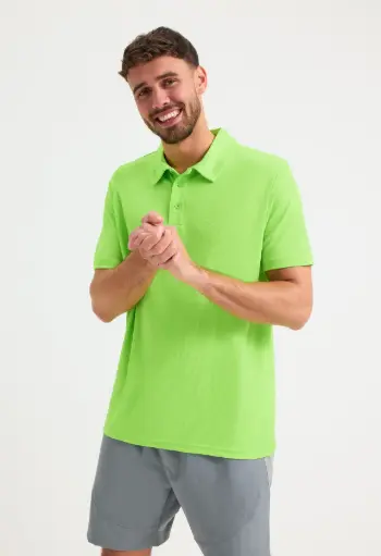 [Mens Ultra Cool Poloshirt] UNEEK UC125 Mens Ultra Cool Polo Shirt XS - 3XL Black / Electric Green / Navy / Red / Royal / Sapphire Blue / White