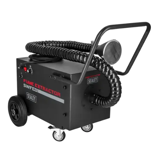 [SWFE01] Sealey SWFE01 Mobile Welding Fume Extractor, flexible hose, 3-stage filtration & adjustable fan speed.